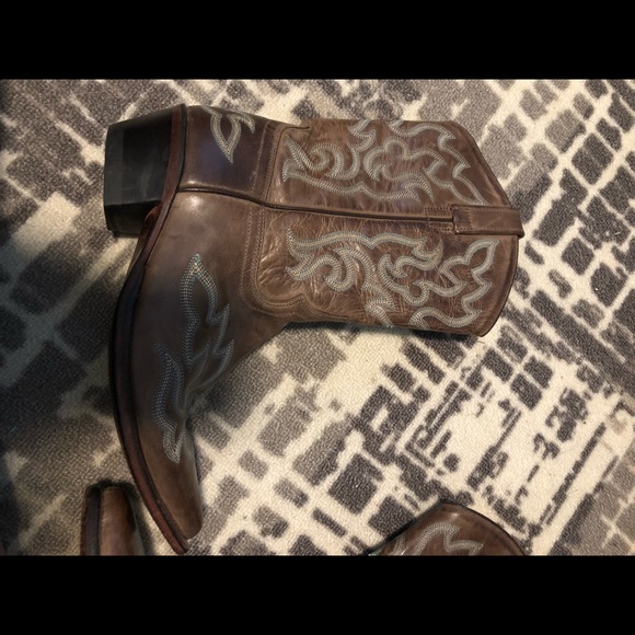 Old west leather boots - Picture 4 of 4